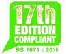 17th Edition Compliant